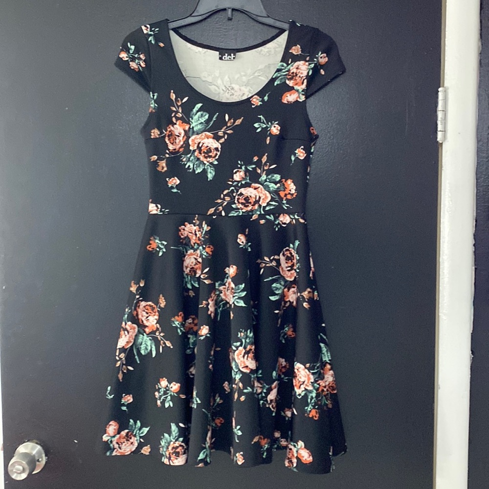 Floral homecoming dress